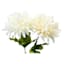 Cream 6-Head Chrysanthemum Floral Bush, 13"