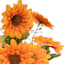 Orange Daisy Floral Bush, 17"