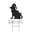 Dog with Santa Hat Yard Stake, 22"