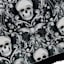 Midnight Shadows Skull Table Runner, 72x13