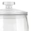 Clear Glass Canister with Flat Knob Glass Lid, 80oz