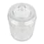 Clear Glass Canister with Round Knob Lid, 62oz