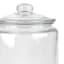 Clear Glass Canister with Round Knob Lid, 62oz