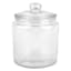 Clear Glass Canister with Round Knob Lid, 135oz