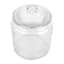 Clear Glass Canister with Round Knob Lid, 135oz