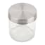Glass Canister with Screw On Metal Lid, 24oz