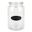 Glass Canister with Chalk Label, 85oz