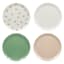 Set of 4 Celestial Multicolor Melamine Dinner Plates, 10"