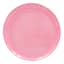 Set of 4 Solid Pink Melamine Dinner Plates, 10"