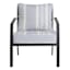 Calisto Pinstripe Outdoor Corded Back Cushion