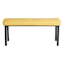 Butter Yellow Canvas Outdoor Bench Cushion