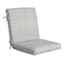 Tahiti Silver Outdoor Hinged Cushion
