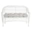 Andorra Umber Outdoor Wicker Settee Cushion