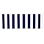 Providence Navy Blue Awning Stripe Outdoor Bench Cushion