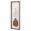 Cutout Botanical Wooden Wall Art, 8x20