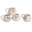Set of 4 Ghost Espresso Mugs