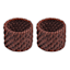 Set of 4 Rattan Napkin Rings