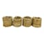 Set of 4 Natural Rattan Napkin Rings