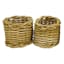 Set of 4 Natural Rattan Napkin Rings