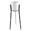 Metal Flower Planter Stand, Medium