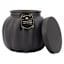 Pumpkin Carving & Hayrides Scented Black Pumpkin Jar Candle, 35.8oz