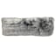 Grey Tipped Faux Fur Throw Pillow, 14x36
