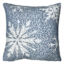 Honeybloom Snowflake Print Woven Throw Pillow, 24"