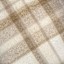 Honeybloom Tan Plaid Mohair Throw Pillow, 24"