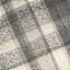 Honeybloom Blue Plaid Mohair Throw Pillow, 24"