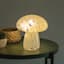 White Fairy Light Mushroom Lamp, 7"