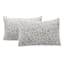 3-Piece Snow Leopard Faux Fur Comforter Set, Full/Queen