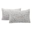 3-Piece Snow Leopard Faux Fur Comforter Set, King