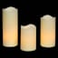 3-Pack LED Wax Pillar Candles