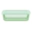 Pyrex Green Glass Rectangle Food Storage Container, 6c