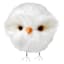 Homespun Holiday White Owl, 4"