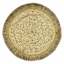 Natural Jute Placemat with Fringe, 15"