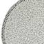 White Beaded Pearl Placemat, 14"