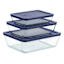 Pyrex 6Pc Rectangular Glass Food Storage Set
