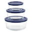 Pyrex 6Pc Round Glass Food Storage Set