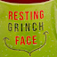 Resting Grinch Face Mug, 17oz