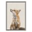 26x18 Wondering Fox Framed Canvas