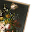Still Life Flowers in Glass Vase Framed Canvas Wall Art, 24x20