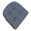 Embrace Blue Non-Skid Gripper Dining Chair Cushion