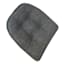 Clarity Grey Gripper Dining Chair Cushion with Non Skid Material