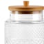 Glass Jar with Wooden Lid, 10.5"