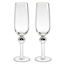 WED S/2 Silv Ball Champ Flutes