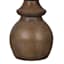 Found & Fable Grey Wood Spindle Medium Table Lamp Base, 17"