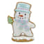 Mrs. Claus' Bakery Gingerbread Snowman, 6"