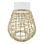 Ty Pennington Woven Grass Wrapped Glass Vase, 8"