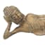 Found & Fable Gold Reclining Buddha Statue, 11.8"